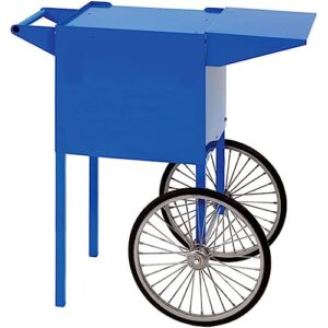 paragon - manufactured fun small snow cone cart, blue