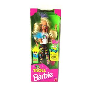 1992 troll barbie doll with mini troll doll