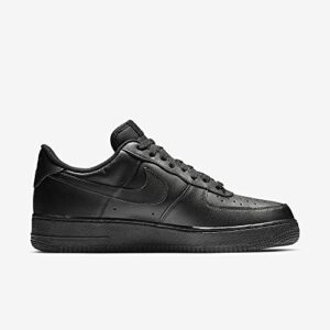 Nike Air Force 1 '07 Basketball Shoe ,Black,11 Men US