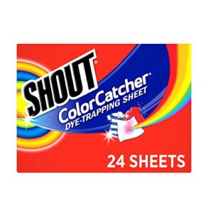 shout color catcher, dye-trapping sheets, 24 sheets