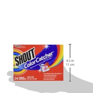 Shout Color Catcher, Dye-Trapping Sheets, 24 Sheets