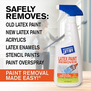 Motsenbocker's Lift Off 41301 22-Ounce Latex Paint Remover Spray is Environmentally Friendly Safely Removes Latex Paint and Enamel and Works on Multiple Surfaces Water-Based and Biodegradable