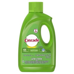 cascade dishwasher detergent gel, fresh scent, 75 oz