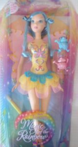 barbie fairy color change 12" doll with two 1" bibble figure fairytopia magic of the rainbow color