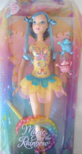 Barbie Fairy Color Change 12" Doll with Two 1" Bibble Figure Fairytopia Magic of The Rainbow Color