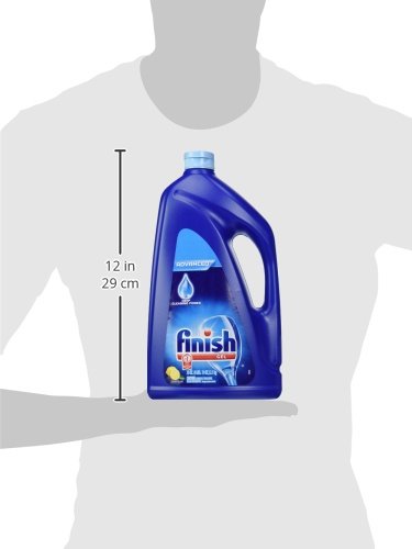 Finish Gel Automatic Dishwasher Detergent, Lemon Scent 75 oz