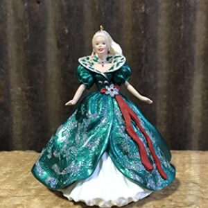 Keepsake Ornament, Holiday Barbie, Collector's Series, Third in the Holiday Barbie Series. Handcrafted, Dated 1995