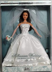 1999 millennium wedding barbie (brunette)