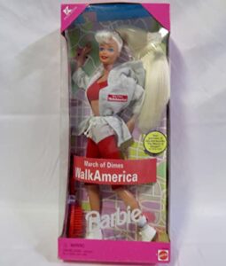 barbie march of dimes walk america 1997 by mattel