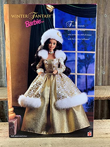 Winter Fantasy Barbie Brunette Sam's Club Exclusive Mattel #15530 1995