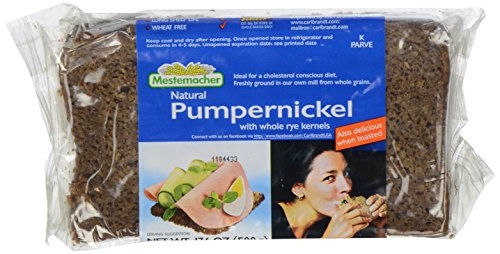 Mestemacher, Pumpernickel with Whole Kernels, 17.6 oz