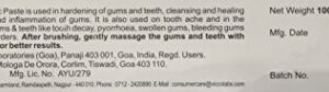 Vicco Vajradanti Ayurvedic Medicine for Gums & Teeth 100g