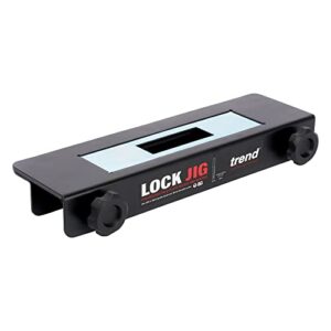 trend lock jig kit for routing face-plate recess and mortise, lock/jig