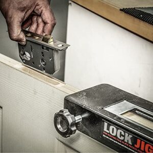 Trend Lock Jig Kit for Routing Face-Plate Recess and Mortise, LOCK/JIG