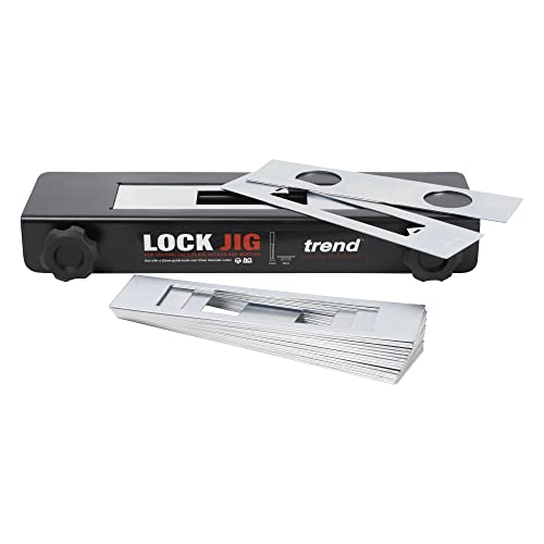 Trend Lock Jig Kit for Routing Face-Plate Recess and Mortise, LOCK/JIG