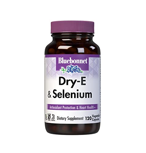 BlueBonnet Dry E-400 IU Plus Selenium Vegetarian Capsules, 120 Count, White