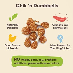 Pet 'n Shape Chik 'N Rice Dumbbells - All Natural Dog Treats, Chicken, 32 oz