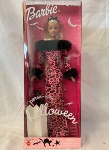 halloween barbie doll with black cat special edition