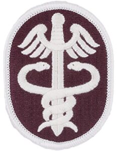 u.s. army medical command full color dress patch - medcom
