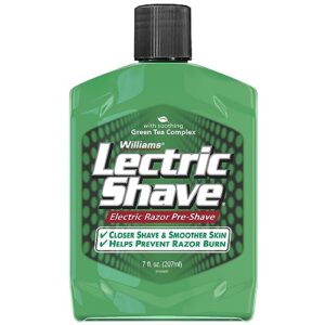 williams lectric shave, electric razor pre-shave, 7 ounce