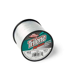 Berkley Trilene® Big Game™, Clear, 30lb | 13.6kg, 440yd | 402m Monofilament Fishing Line, Suitable for Saltwater and Freshwater Environments, Coastal Brown