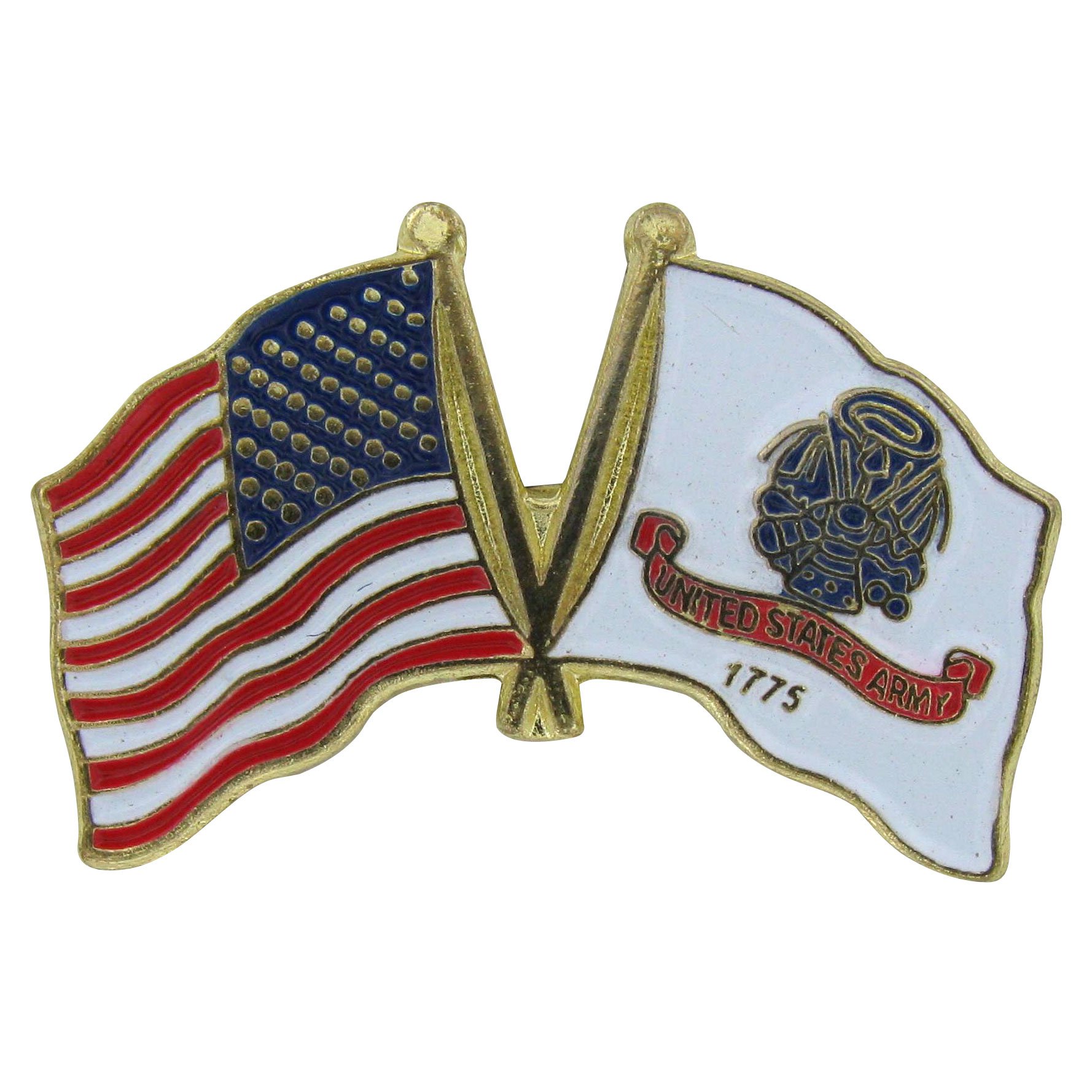 US Flag Store US and Army Lapel Pin Flag