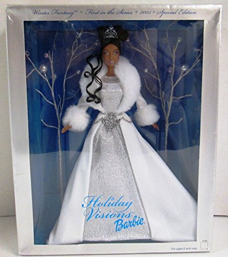 Mattel Barbie 2003 Winter Fantasy Holiday Visions Barbie A/A Special Edition