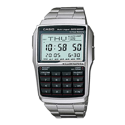 Casio General Men's Watches Data Bank DBC-32D-1ADF - WW, Grey/Silver