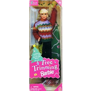 barbie 1 x christmas tree trimming doll - holiday special edition (1998)