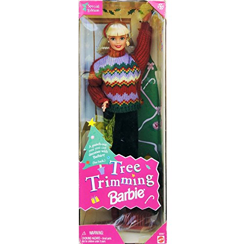 Barbie 1 X Christmas Tree Trimming Doll - Holiday Special Edition (1998)