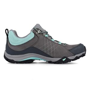 Oboz Sapphire Low B-Dry Hiking Shoe - Women's Charcoal/Beach Glass 8.5 Wide