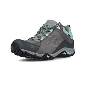 Oboz Sapphire Low B-Dry Hiking Shoe - Women's Charcoal/Beach Glass 8.5 Wide