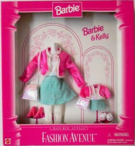barbie fashion avenue barbie & kelly matchin' styles 1996