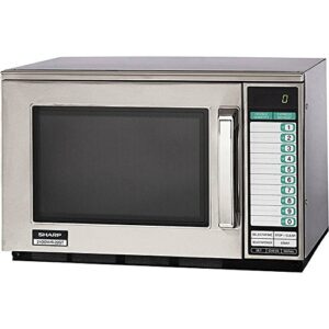 sharp r-22gt heavy-duty 1200w commercial microwave
