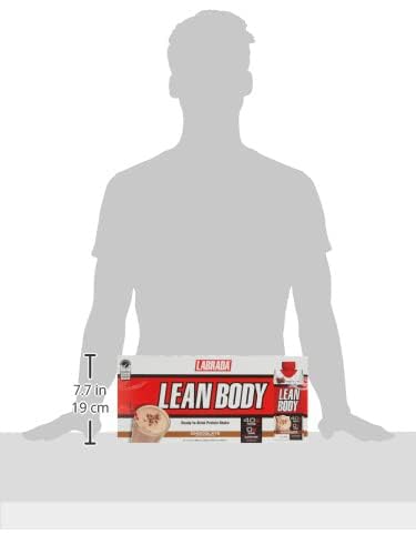 Lean Body Ready-to-Drink Chocolate Protein Shake, 40g Protein, Whey Blend, 0 Sugar, Gluten Free, 22 Vitamins & Minerals, LABRADA, 17 Fl Oz (Pack of 12)