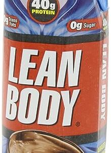 Lean Body Ready-to-Drink Chocolate Protein Shake, 40g Protein, Whey Blend, 0 Sugar, Gluten Free, 22 Vitamins & Minerals, LABRADA, 17 Fl Oz (Pack of 12)