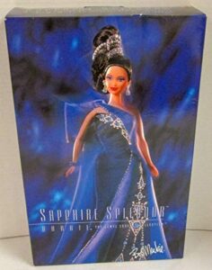 sapphire splendor barbie: the jewel essence collection by bob mackie