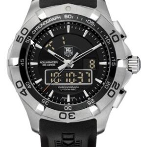 TAG Heuer Men's CAF1010.FT8011 Aquaracer Chronotimer Watch