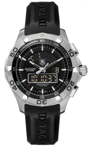 TAG Heuer Men's CAF1010.FT8011 Aquaracer Chronotimer Watch