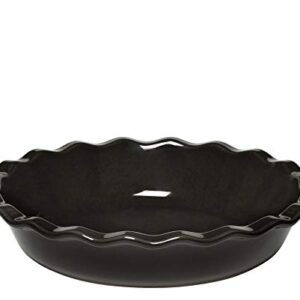 Emile Henry 9" Pie Dish | Charcoal