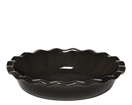 Emile Henry 9" Pie Dish | Charcoal