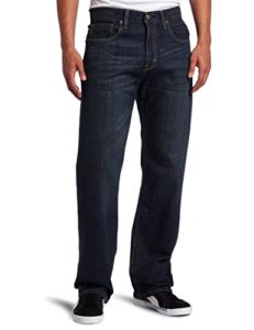levi's men's 569 loose straight fit jeans, dark chipped, 38w x 34l