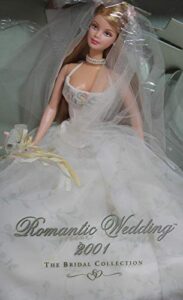 barbie 29438 2001 romantic wedding blonde doll