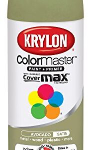 Krylon K05200207 Avocado 'Satin Touch' Decorator Spray Paint - 12 oz. Aerosol