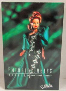 barbie emerald embers the jewel essence collection doll by bob mackie