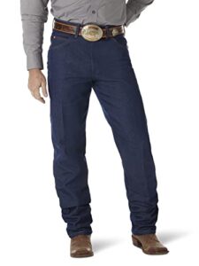 wrangler men's cowboy cut relaxed fit jean, rigid indigo, 40w x 30l