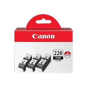 Canon PGI-220 Black Triple Pack Compatible to printer MP980, MP560, MP620, MP640, MP990, MX860, MX870, iP4600, iP3600, iP4700