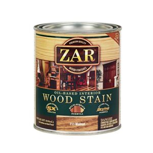 zar 11112 wood stain, qt, walnut, 32 fl oz