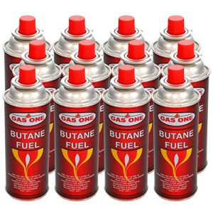 12 butane fuel gasone canisters for portable camping stoves