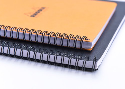 Rhodia Efficient Meeting Notebook, Black 8.25" x 6.25"